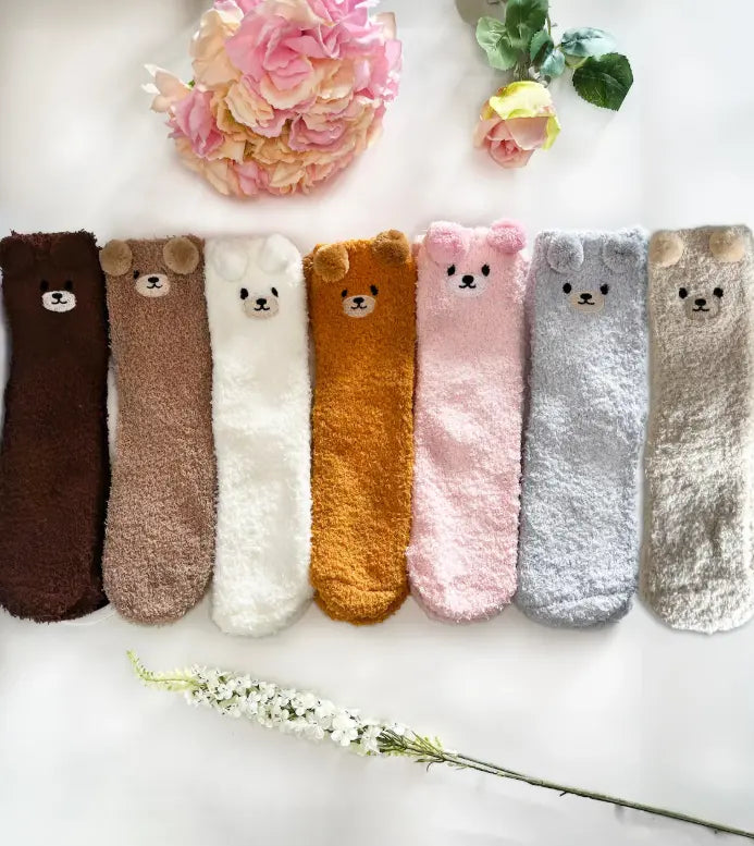 Teddy Bear Peluş Çorap Lumyrox