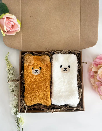 Teddy Bear Peluş Çorap Lumyrox