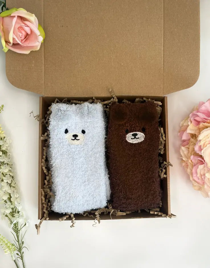 Teddy Bear Peluş Çorap Lumyrox