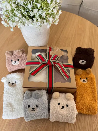 Teddy Bear Peluş Çorap Lumyrox