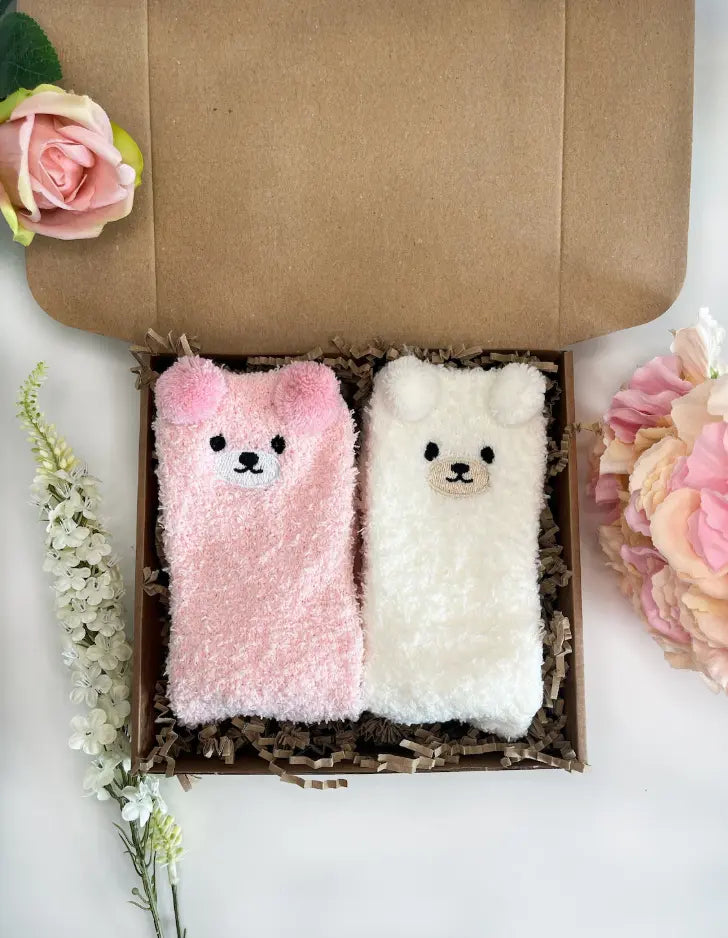 Teddy Bear Peluş Çorap Lumyrox